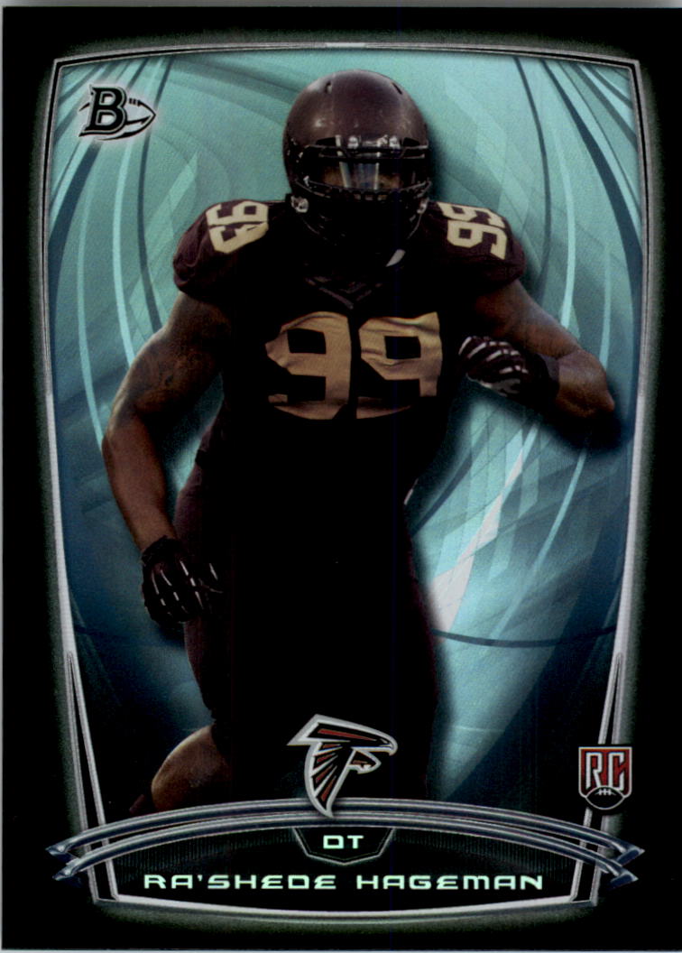 2014 Bowman Rainbow Black #R80 Ra'Shede Hageman