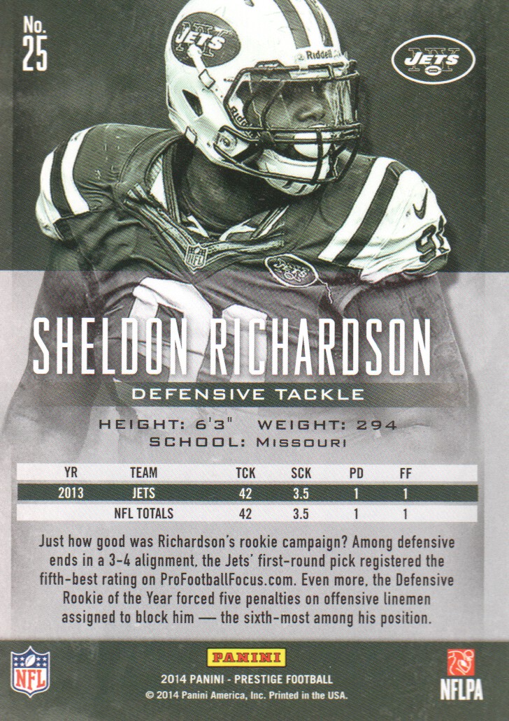 A7843- 2014 Prestige Football Card #s 1-200 -You Pick- 15+ FREE US SHIP - Picture 49 of 355