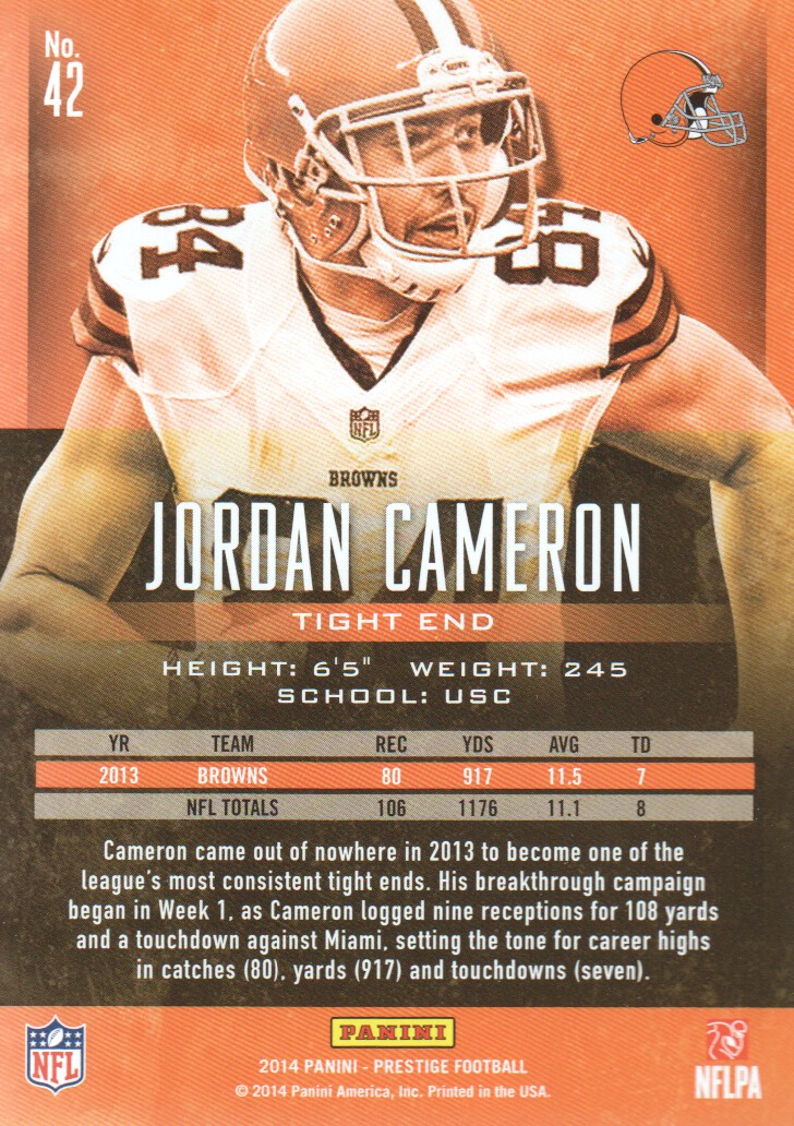 A7843- 2014 Prestige Football Card #s 1-200 -You Pick- 15+ FREE US SHIP - Picture 79 of 355