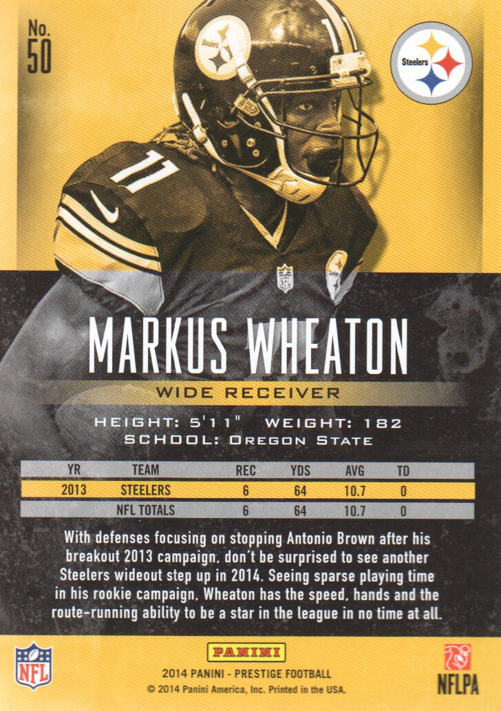 A7843- 2014 Prestige Football Card #s 1-200 -You Pick- 15+ FREE US SHIP - Picture 91 of 355