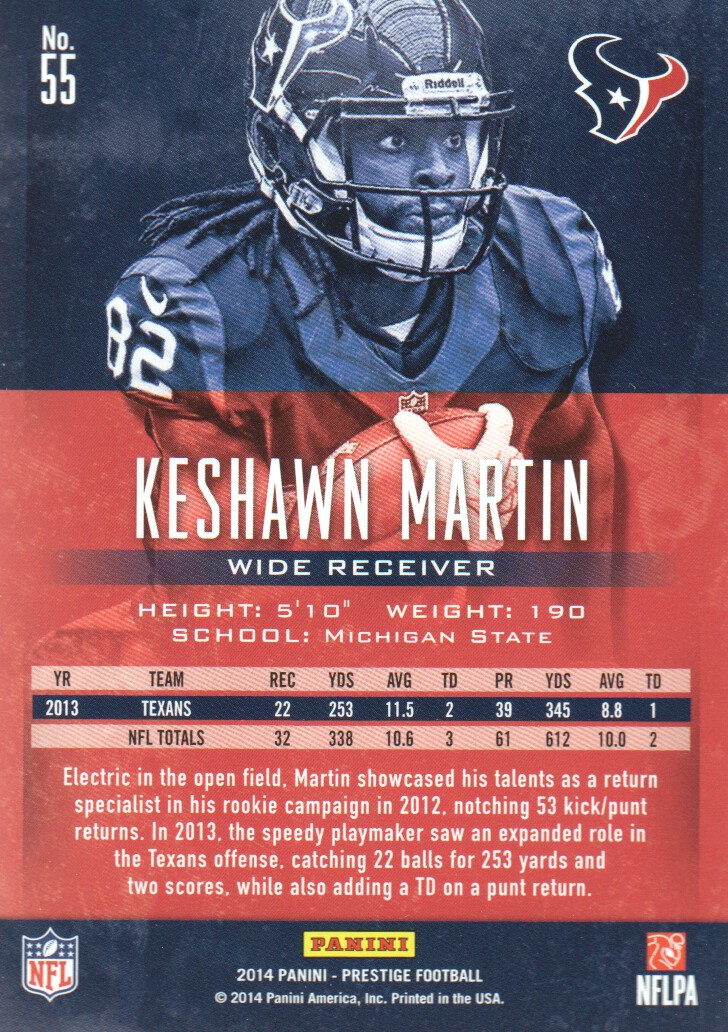 A7843- 2014 Prestige Football Card #s 1-200 -You Pick- 15+ FREE US SHIP - Picture 101 of 355