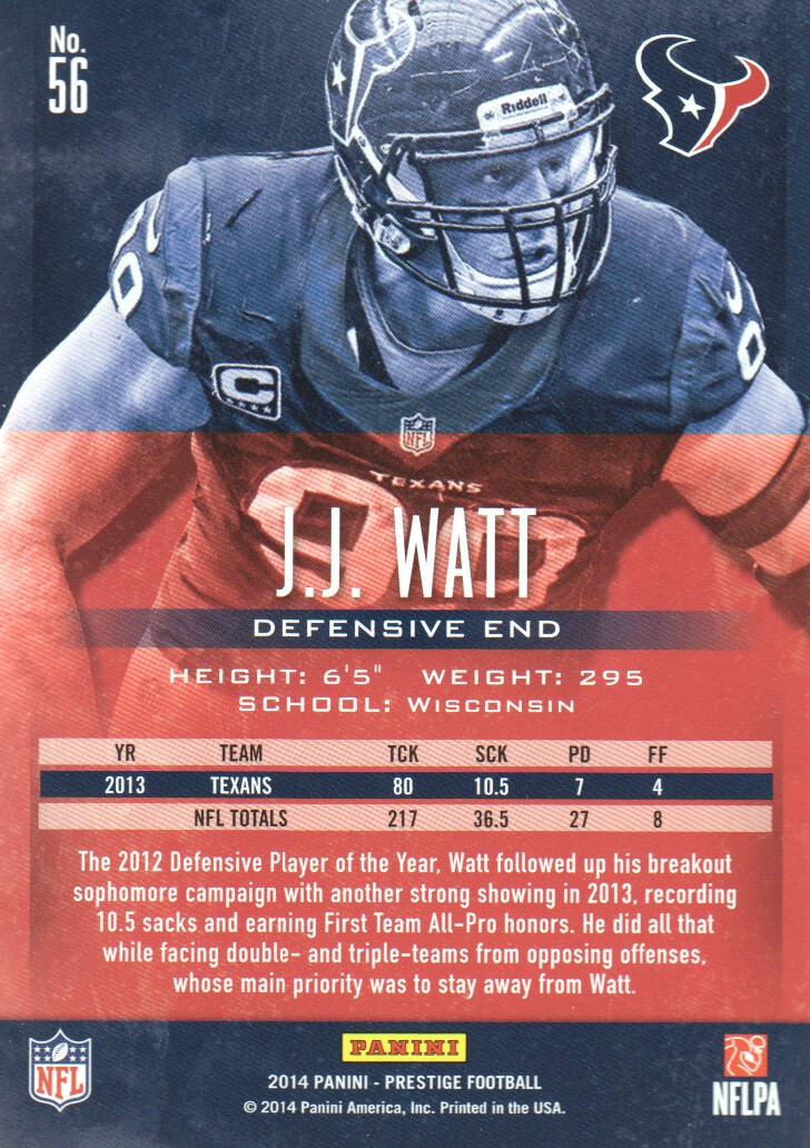 A7843- 2014 Prestige Football Card #s 1-200 -You Pick- 15+ FREE US SHIP - Picture 103 of 355