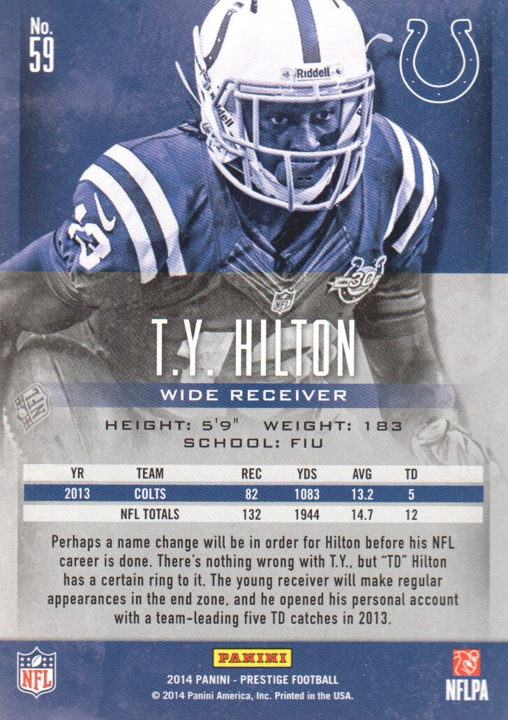 A7843- 2014 Prestige Football Card #s 1-200 -You Pick- 15+ FREE US SHIP - Picture 107 of 355
