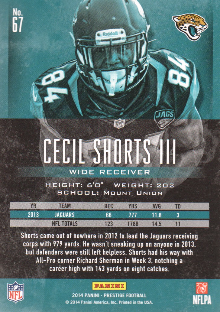 A7843- 2014 Prestige Football Card #s 1-200 -You Pick- 15+ FREE US SHIP - Picture 123 of 355