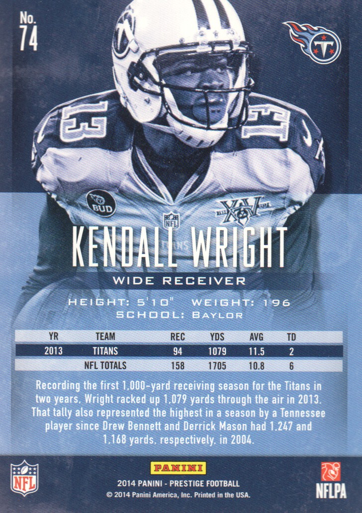 A7843- 2014 Prestige Football Card #s 1-200 -You Pick- 15+ FREE US SHIP - Picture 137 of 355