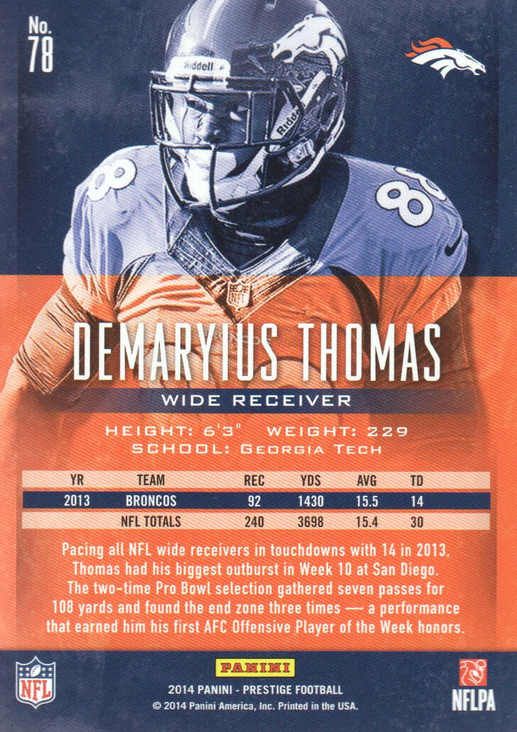 A7843- 2014 Prestige Football Card #s 1-200 -You Pick- 15+ FREE US SHIP - Picture 143 of 355