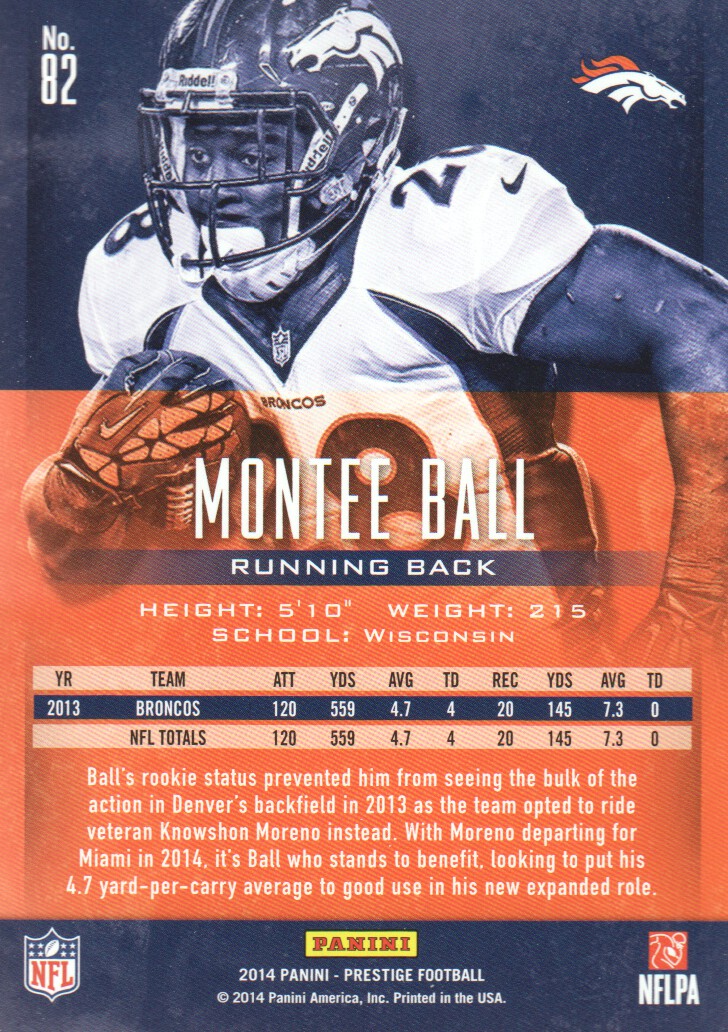 A7843- 2014 Prestige Football Card #s 1-200 -You Pick- 15+ FREE US SHIP - Picture 151 of 355