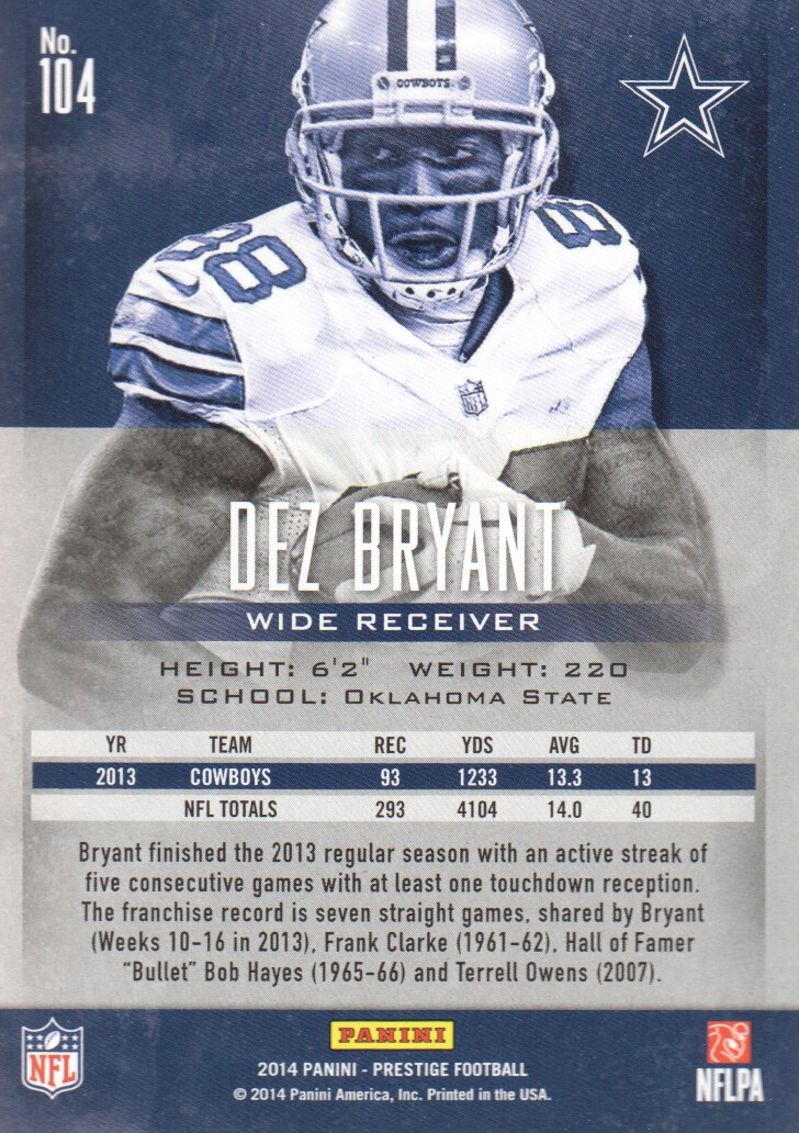 A7843- 2014 Prestige Football Card #s 1-200 -You Pick- 15+ FREE US SHIP - Picture 185 of 355