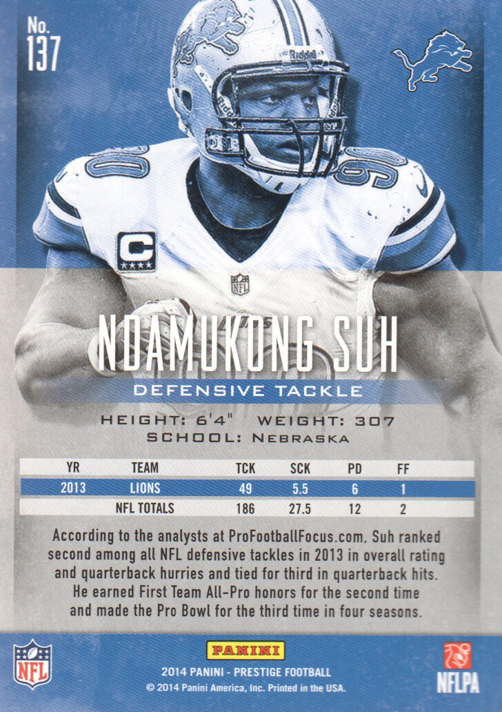 A7843- 2014 Prestige Football Card #s 1-200 -You Pick- 15+ FREE US SHIP - Picture 247 of 355