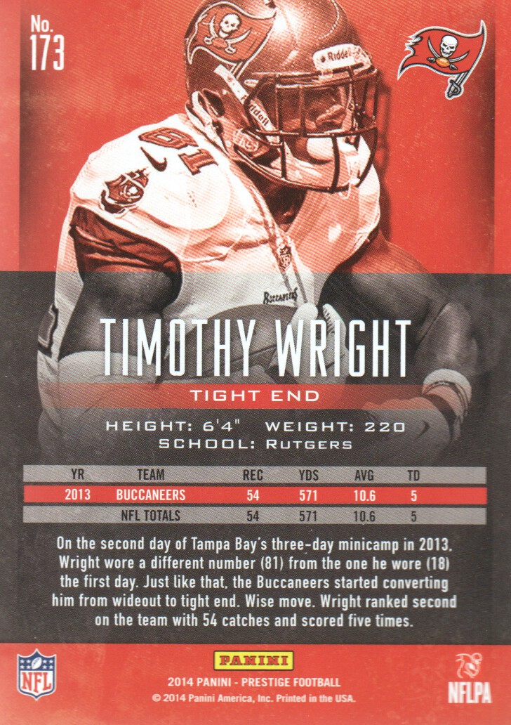A7843- 2014 Prestige Football Card #s 1-200 -You Pick- 15+ FREE US SHIP - Picture 313 of 355