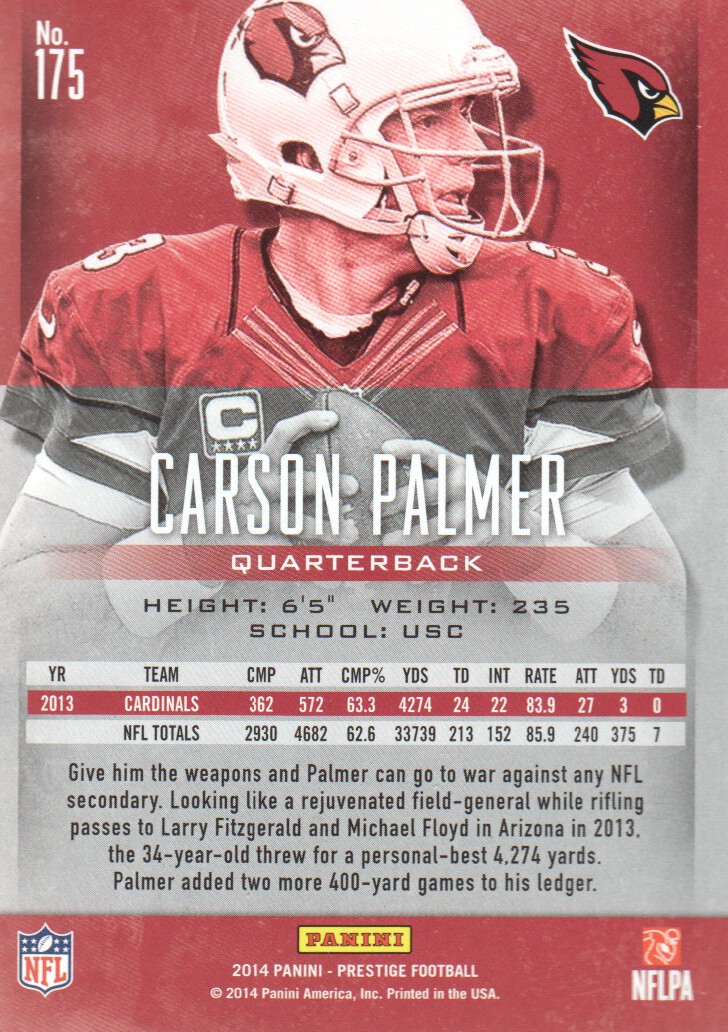 A7843- 2014 Prestige Football Card #s 1-200 -You Pick- 15+ FREE US SHIP - Picture 315 of 355