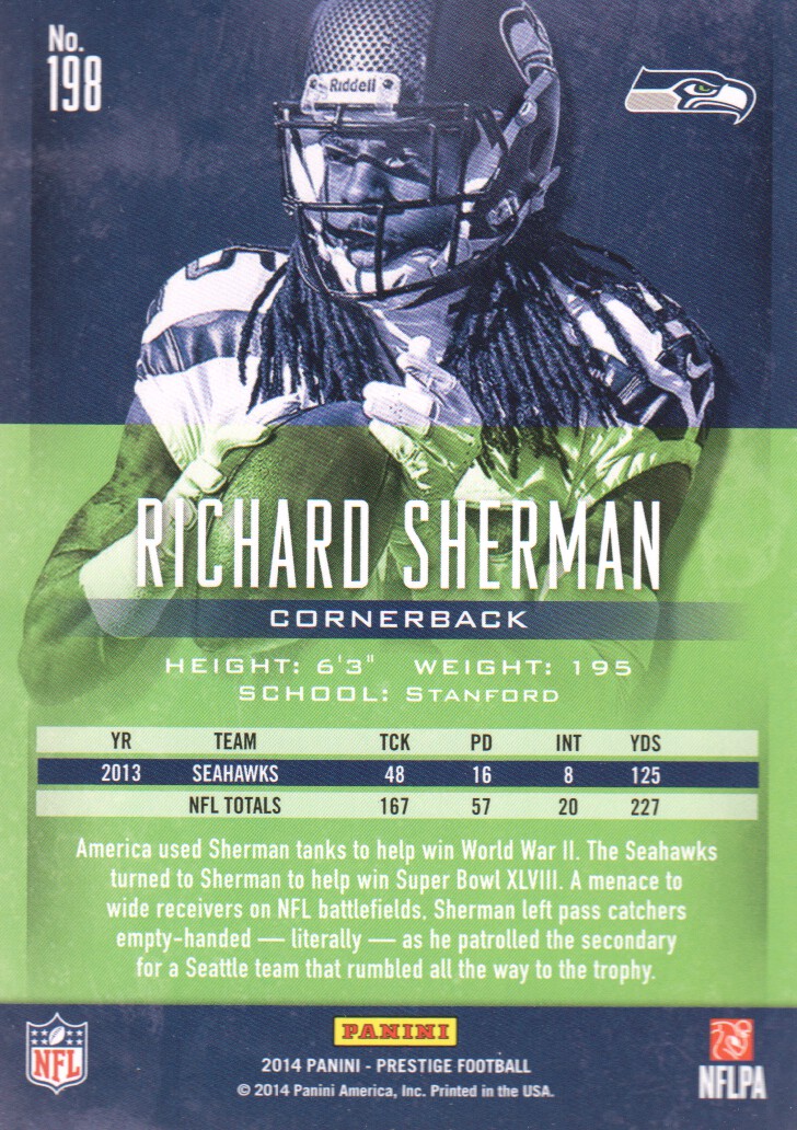 A7843- 2014 Prestige Football Card #s 1-200 -You Pick- 15+ FREE US SHIP - Picture 351 of 355