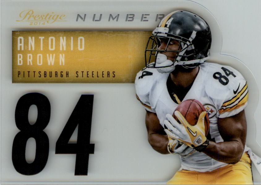 2014 Prestige Behind The Jersey Numbers #20 Antonio Brown
