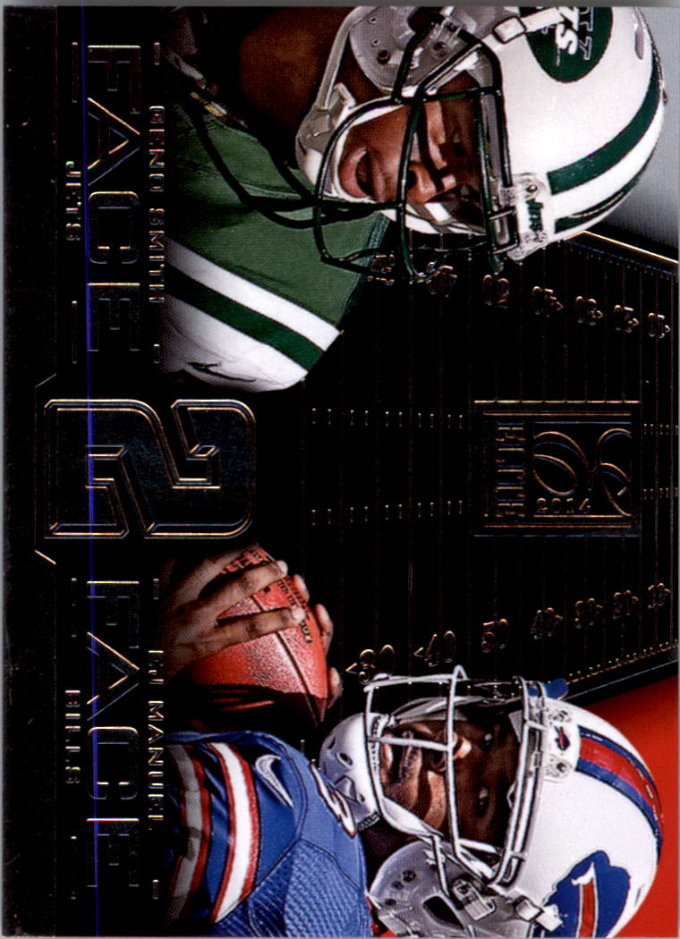 2014 Elite Face 2 Face Silver #7 EJ Manuel/Geno Smith