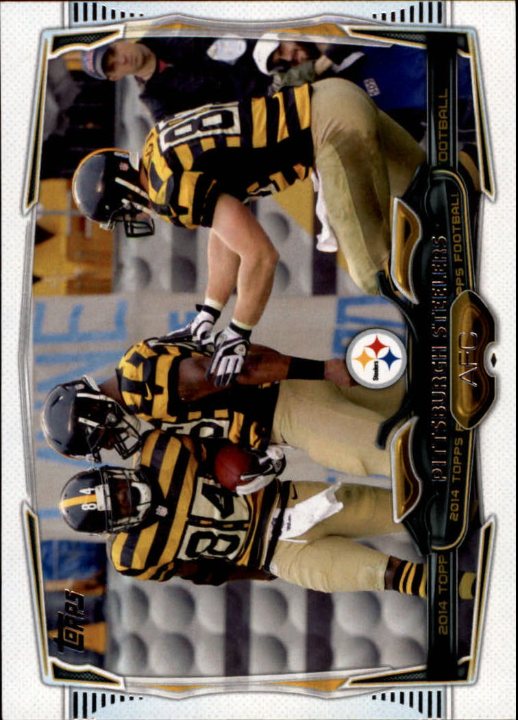2014 Topps #39A Pittsburgh Steelers/Heath Miller/Antonio Brown