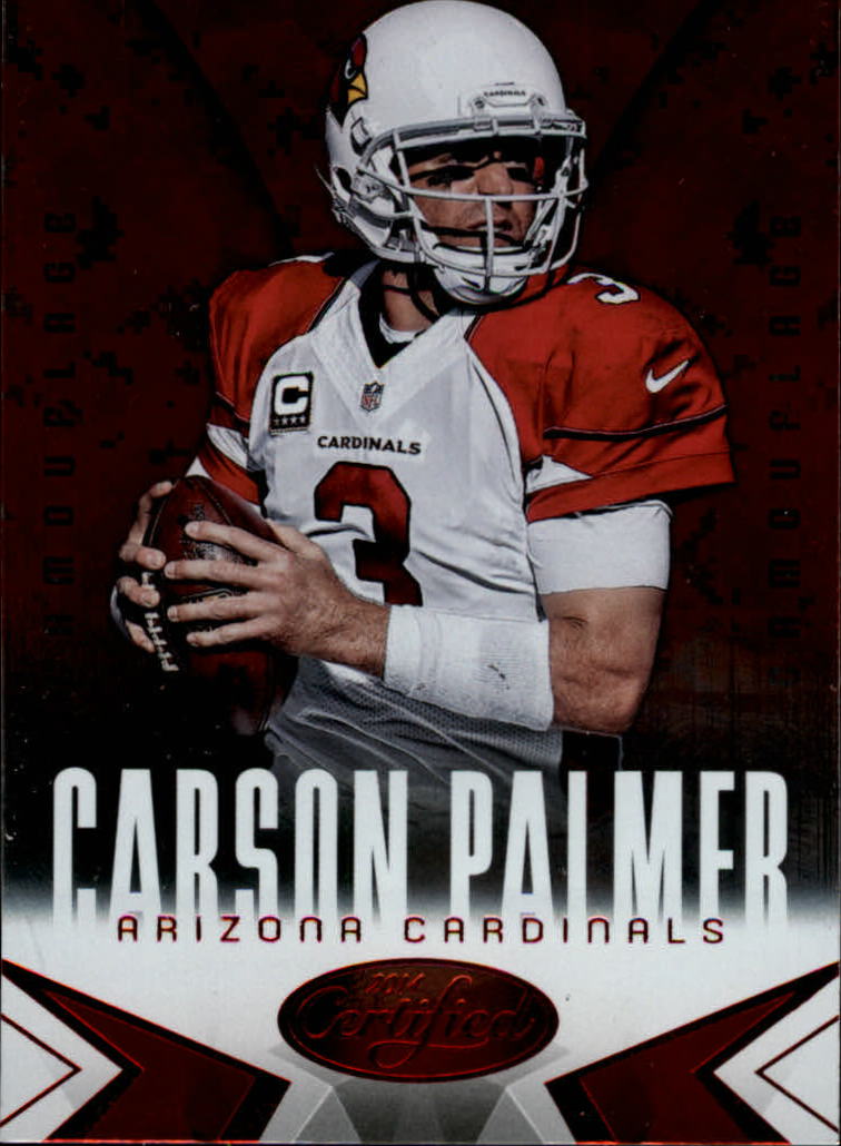 2014 Certified Camo Red #1 Carson Palmer