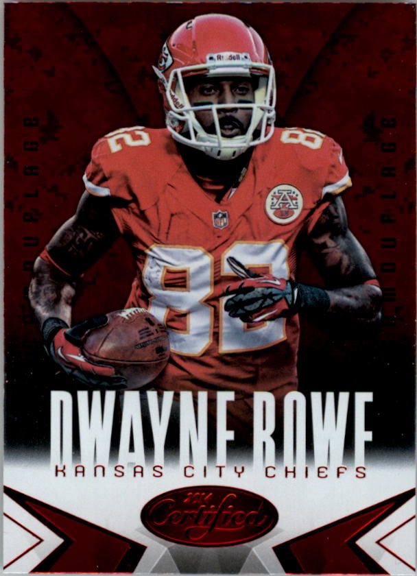 2014 Certified Camo Red #49 Dwayne Bowe