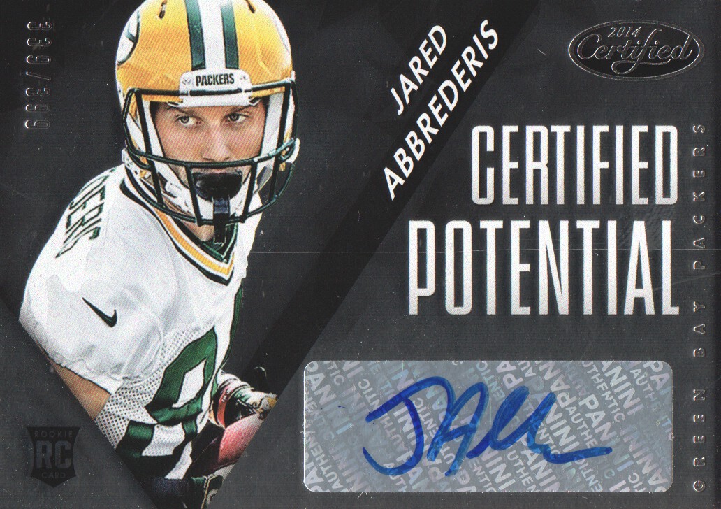 2014 Certified Potential Autographs #PJR Jared Abbrederis/399