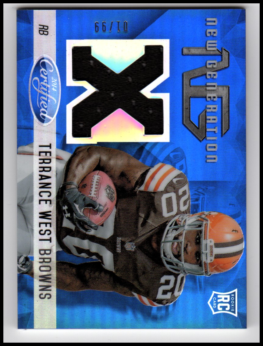 2014 Certified New Generation Materials Mirror Blue #10 Terrance West