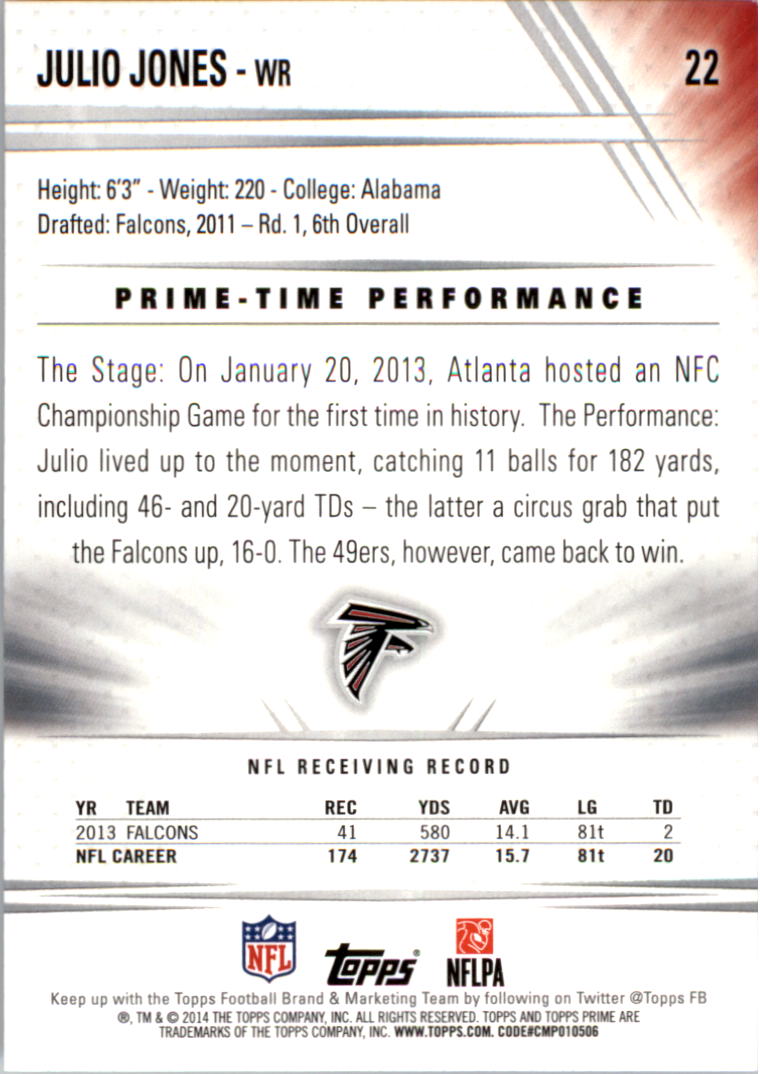 B2373- 2014 Topps Prime FB Card #s 1-150 +Inserts -You Pick- 15+ FREE US SHIP - Picture 49 of 373