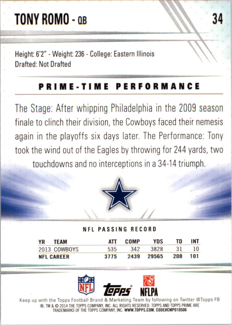 B2373- 2014 Topps Prime FB Card #s 1-150 +Inserts -You Pick- 15+ FREE US SHIP - Picture 71 of 373