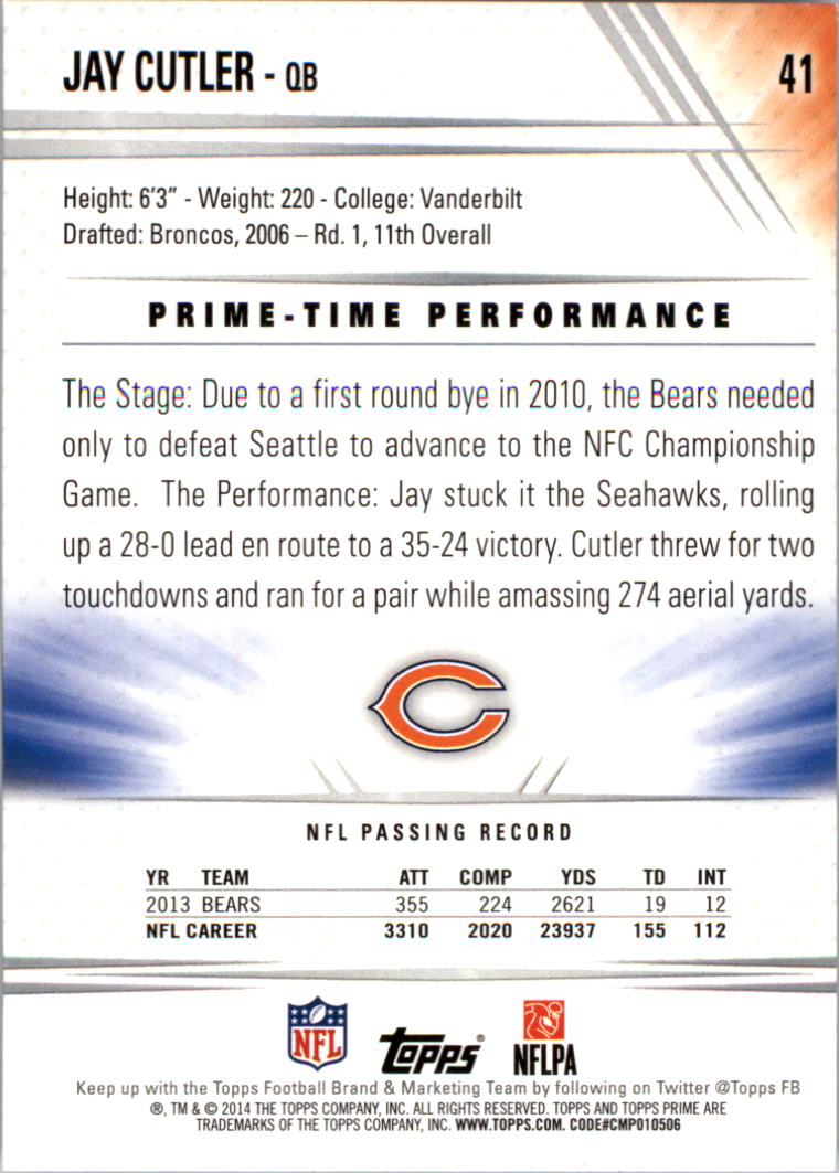 B2373- 2014 Topps Prime FB Card #s 1-150 +Inserts -You Pick- 15+ FREE US SHIP - Picture 85 of 373