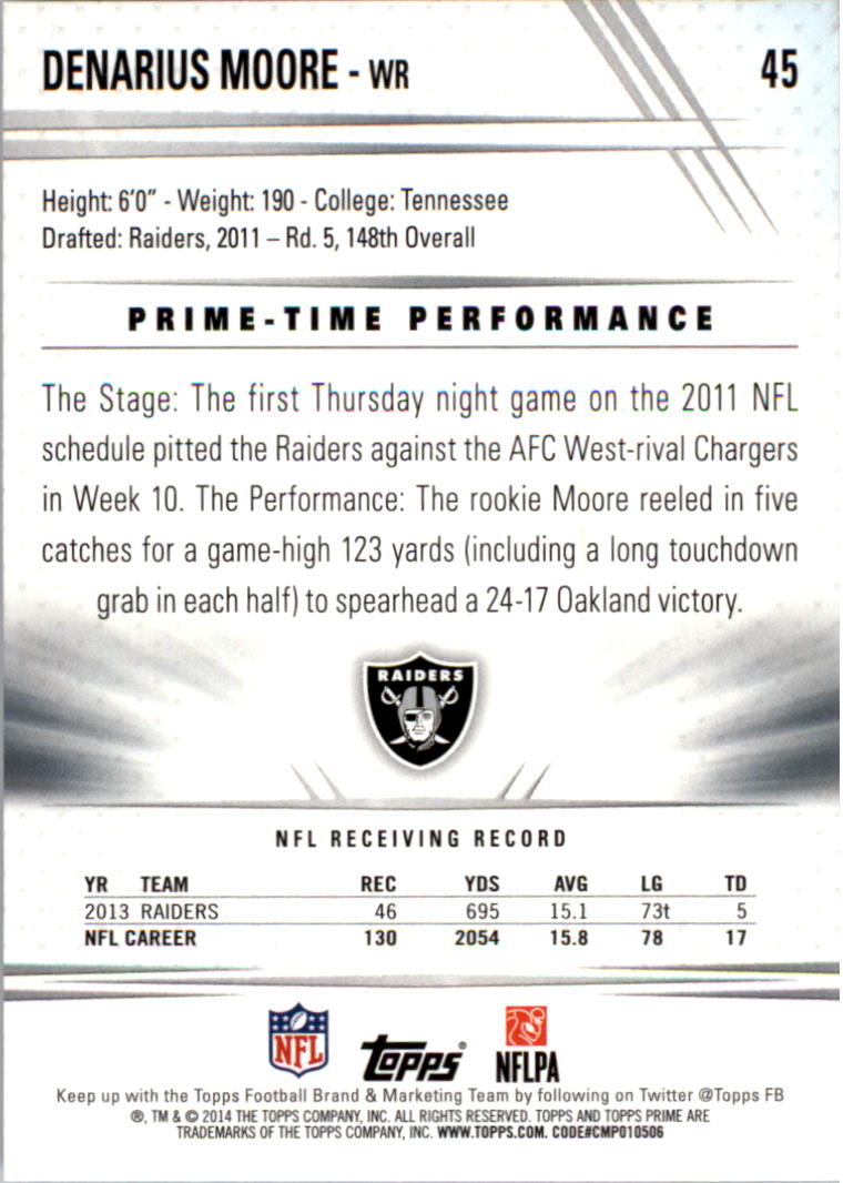 B2373- 2014 Topps Prime FB Card #s 1-150 +Inserts -You Pick- 15+ FREE US SHIP - Picture 93 of 373