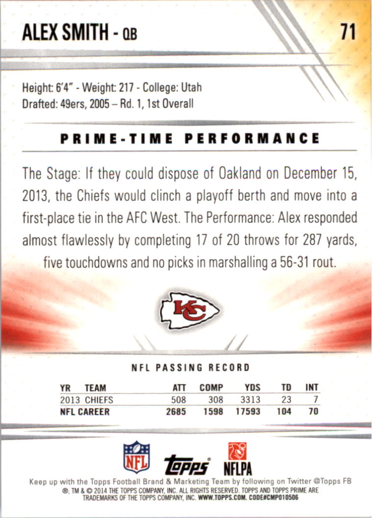 B2373- 2014 Topps Prime FB Card #s 1-150 +Inserts -You Pick- 15+ FREE US SHIP - Picture 147 of 373