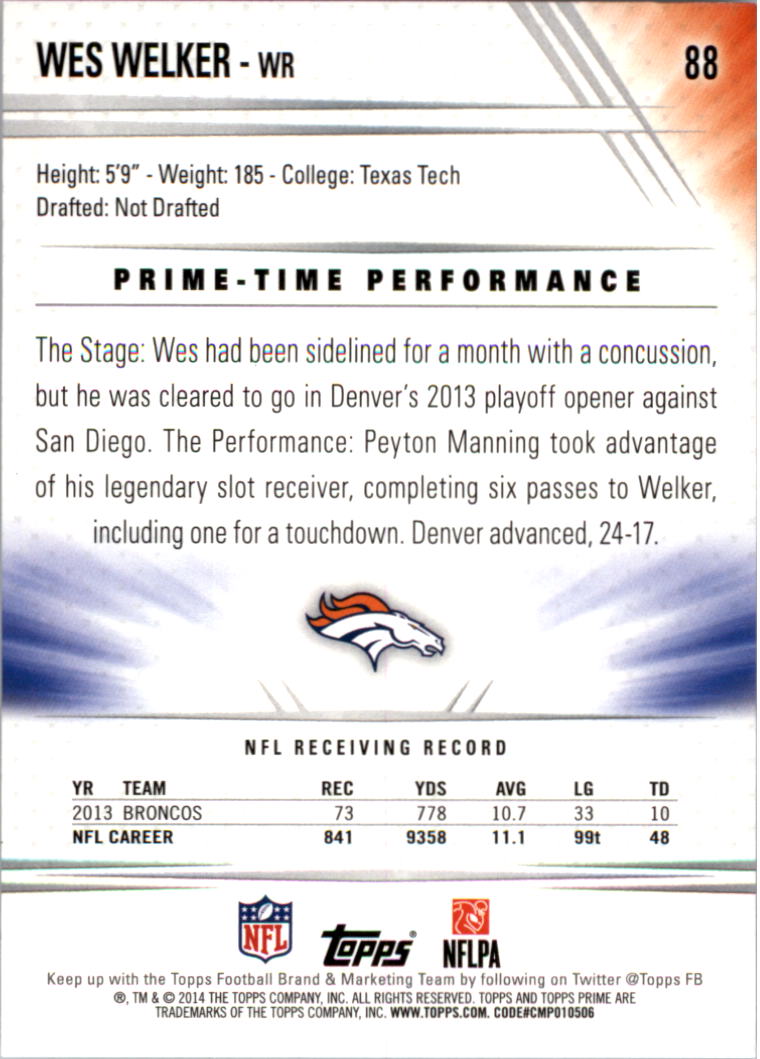 B2373- 2014 Topps Prime FB Card #s 1-150 +Inserts -You Pick- 15+ FREE US SHIP - Picture 183 of 373