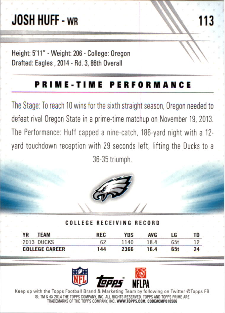 B2373- 2014 Topps Prime FB Card #s 1-150 +Inserts -You Pick- 15+ FREE US SHIP - Picture 233 of 373