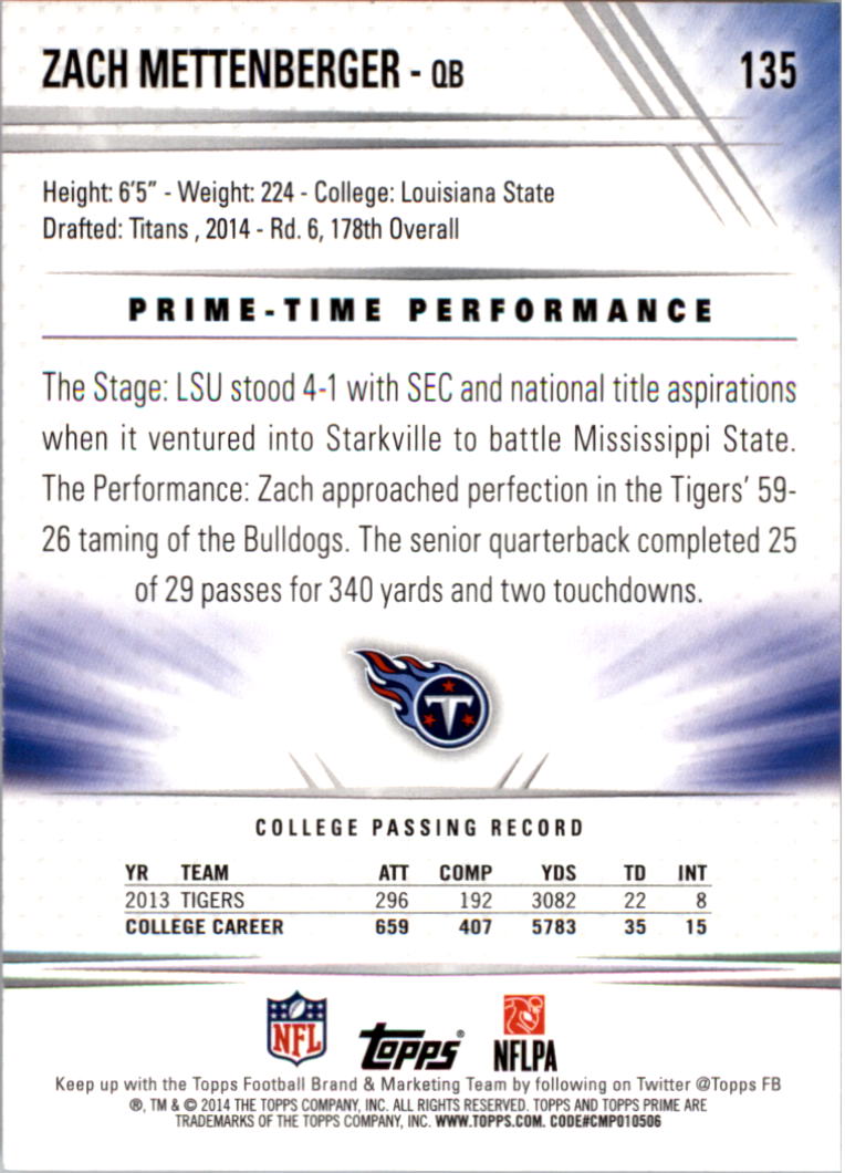 B2373- 2014 Topps Prime FB Card #s 1-150 +Inserts -You Pick- 15+ FREE US SHIP - Picture 277 of 373