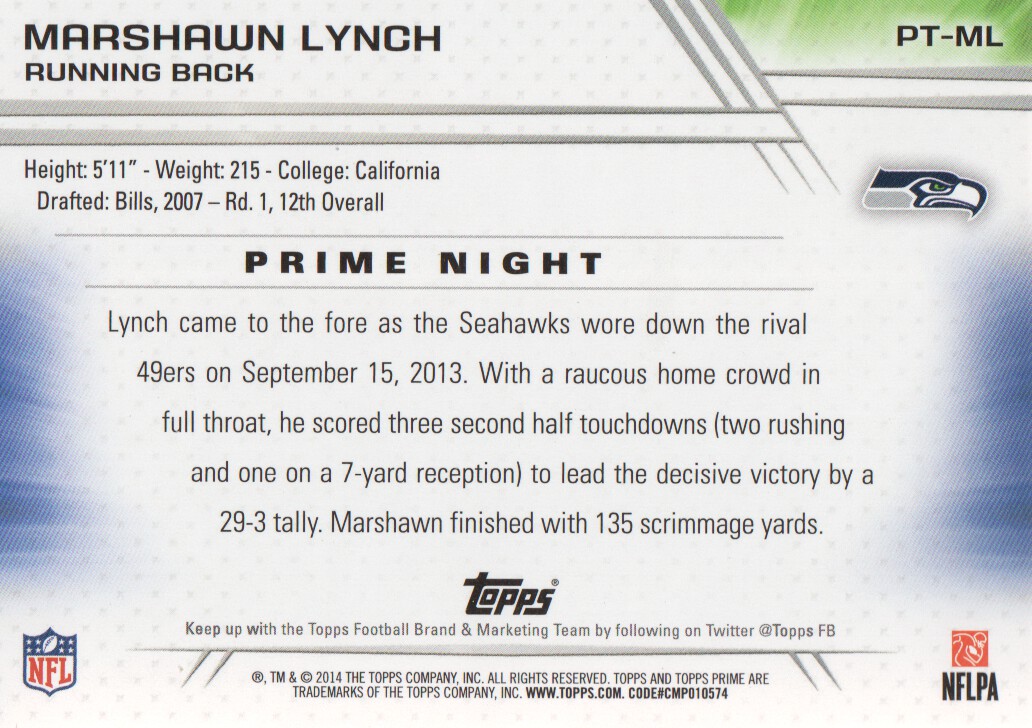 B2373- 2014 Topps Prime FB Card #s 1-150 +Inserts -You Pick- 15+ FREE US SHIP - Picture 345 of 373