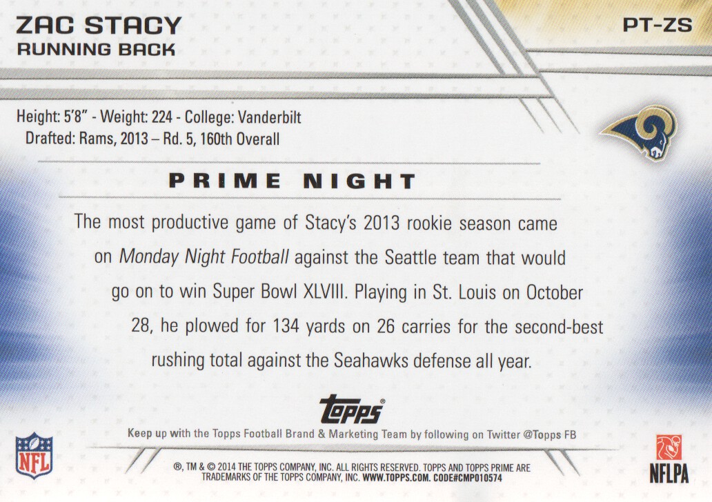 B2373- 2014 Topps Prime FB Card #s 1-150 +Inserts -You Pick- 15+ FREE US SHIP - Picture 362 of 373