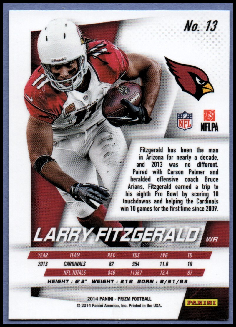 B1213- 2014 Panini Prizm FB Card #s 1-300 +Rookies -You Pick- 15+ FREE US SHIP - Picture 15 of 319