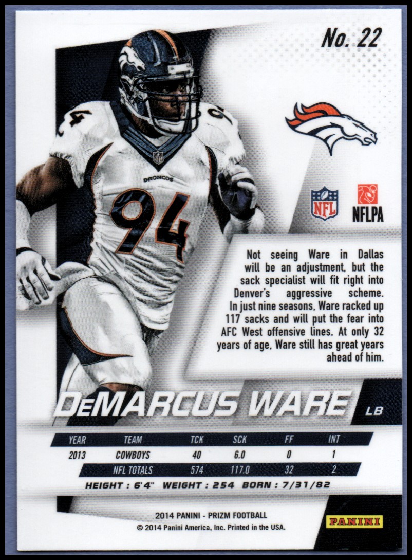 B1213- 2014 Panini Prizm FB Card #s 1-300 +Rookies -You Pick- 15+ FREE US SHIP - Picture 19 of 319