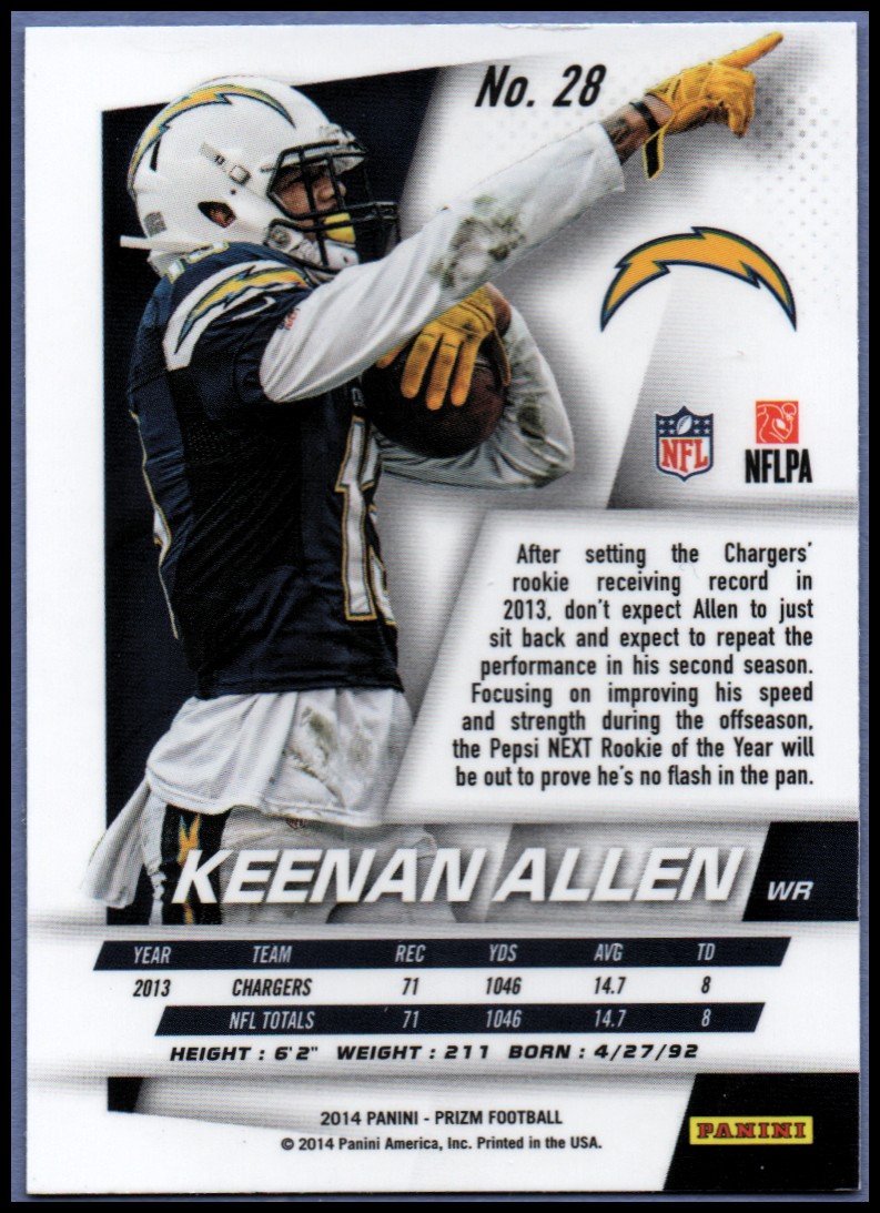 B1213- 2014 Panini Prizm FB Card #s 1-300 +Rookies -You Pick- 15+ FREE US SHIP - Picture 27 of 319