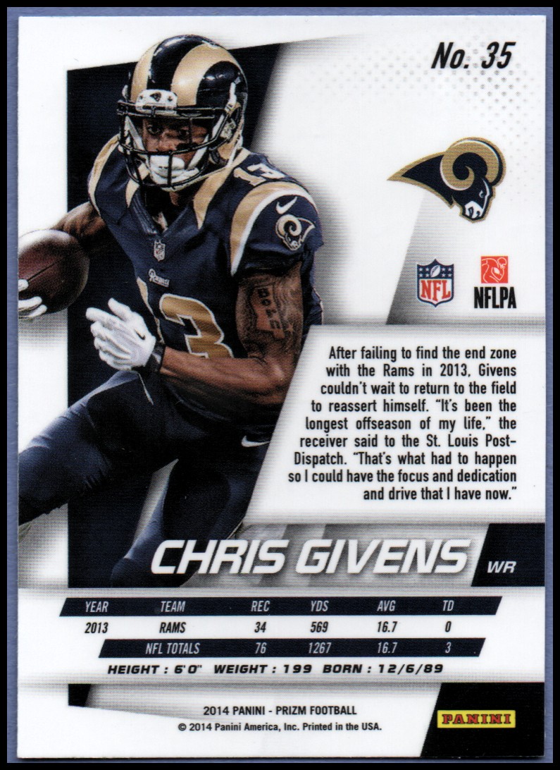 B1213- 2014 Panini Prizm FB Card #s 1-300 +Rookies -You Pick- 15+ FREE US SHIP - Picture 37 of 319