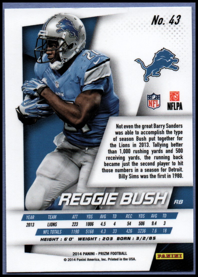 B1213- 2014 Panini Prizm FB Card #s 1-300 +Rookies -You Pick- 15+ FREE US SHIP - Picture 43 of 319