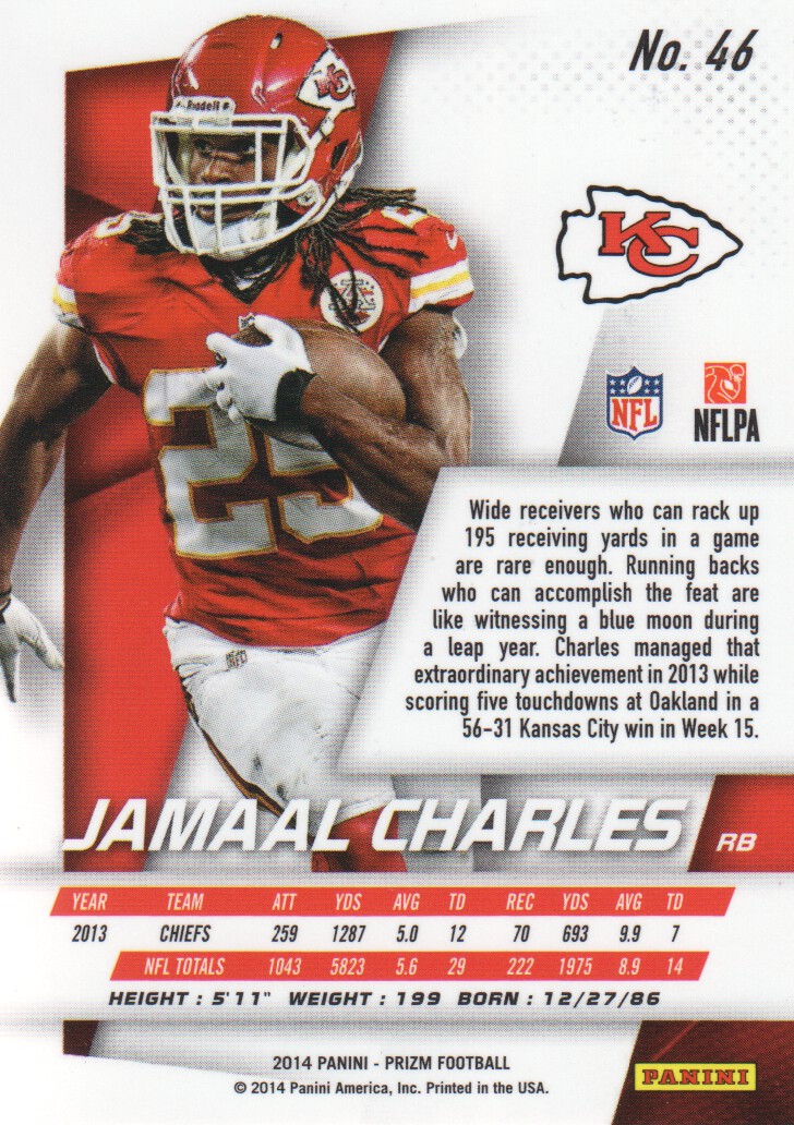 B1213- 2014 Panini Prizm FB Card #s 1-300 +Rookies -You Pick- 15+ FREE US SHIP - Picture 47 of 319