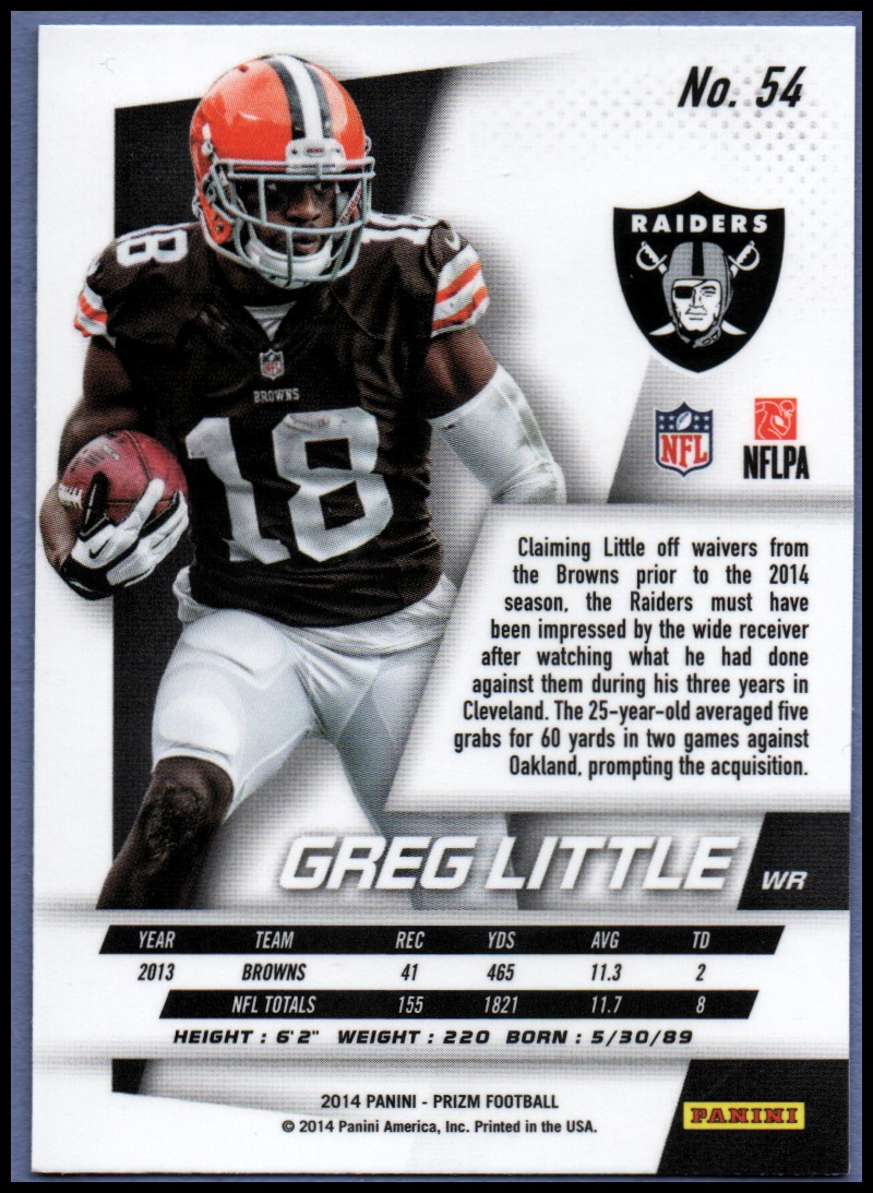 B1213- 2014 Panini Prizm FB Card #s 1-300 +Rookies -You Pick- 15+ FREE US SHIP - Picture 59 of 319