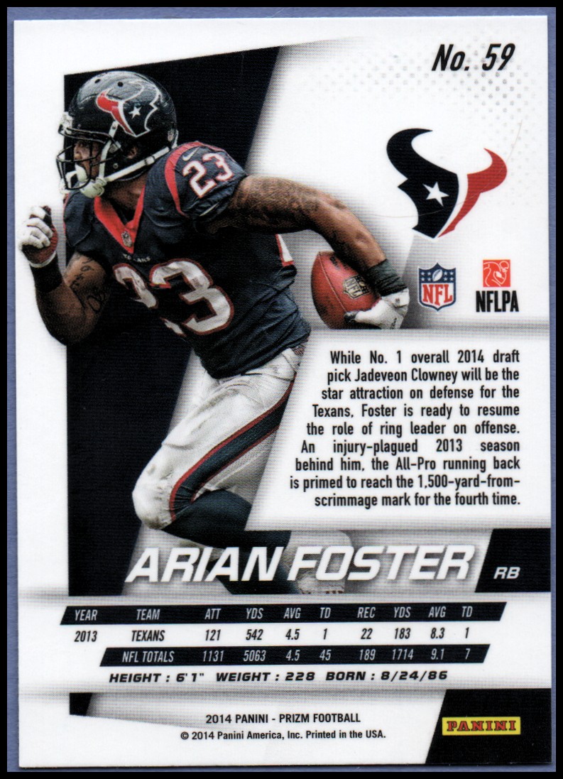 B1213- 2014 Panini Prizm FB Card #s 1-300 +Rookies -You Pick- 15+ FREE US SHIP - Picture 65 of 319