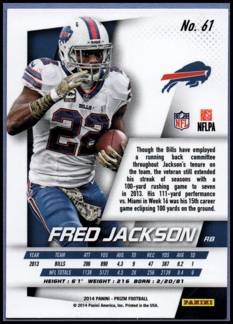 B1213- 2014 Panini Prizm FB Card #s 1-300 +Rookies -You Pick- 15+ FREE US SHIP - Picture 69 of 319