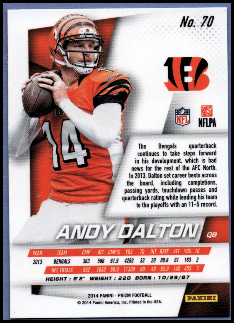 B1213- 2014 Panini Prizm FB Card #s 1-300 +Rookies -You Pick- 15+ FREE US SHIP - Picture 75 of 319