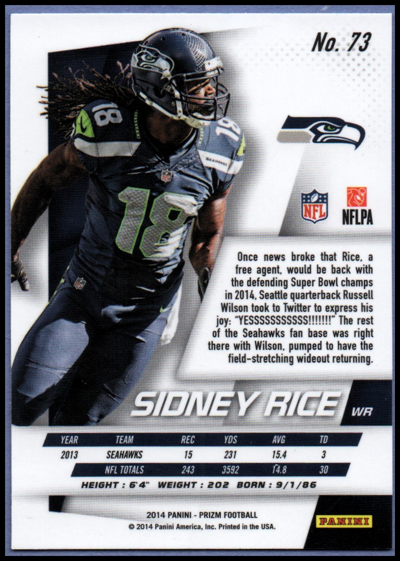 B1213- 2014 Panini Prizm FB Card #s 1-300 +Rookies -You Pick- 15+ FREE US SHIP - Picture 81 of 319