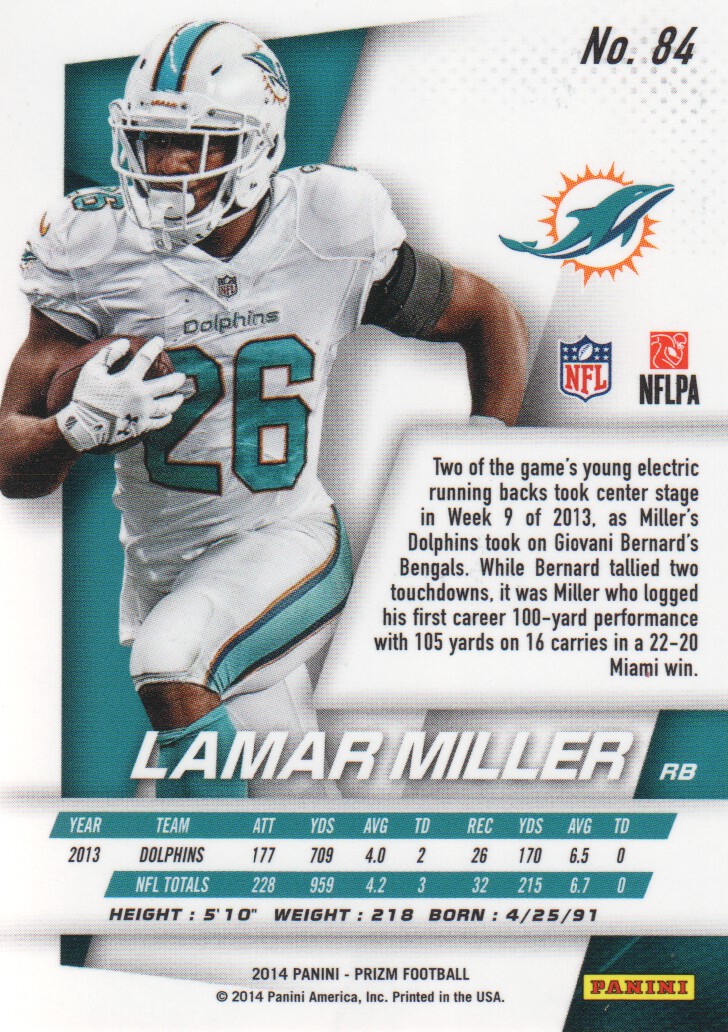 B1213- 2014 Panini Prizm FB Card #s 1-300 +Rookies -You Pick- 15+ FREE US SHIP - Picture 91 of 319