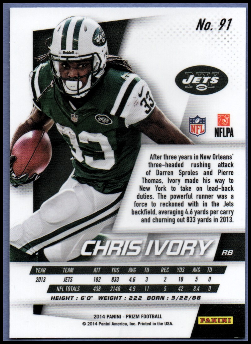 B1213- 2014 Panini Prizm FB Card #s 1-300 +Rookies -You Pick- 15+ FREE US SHIP - Picture 103 of 319