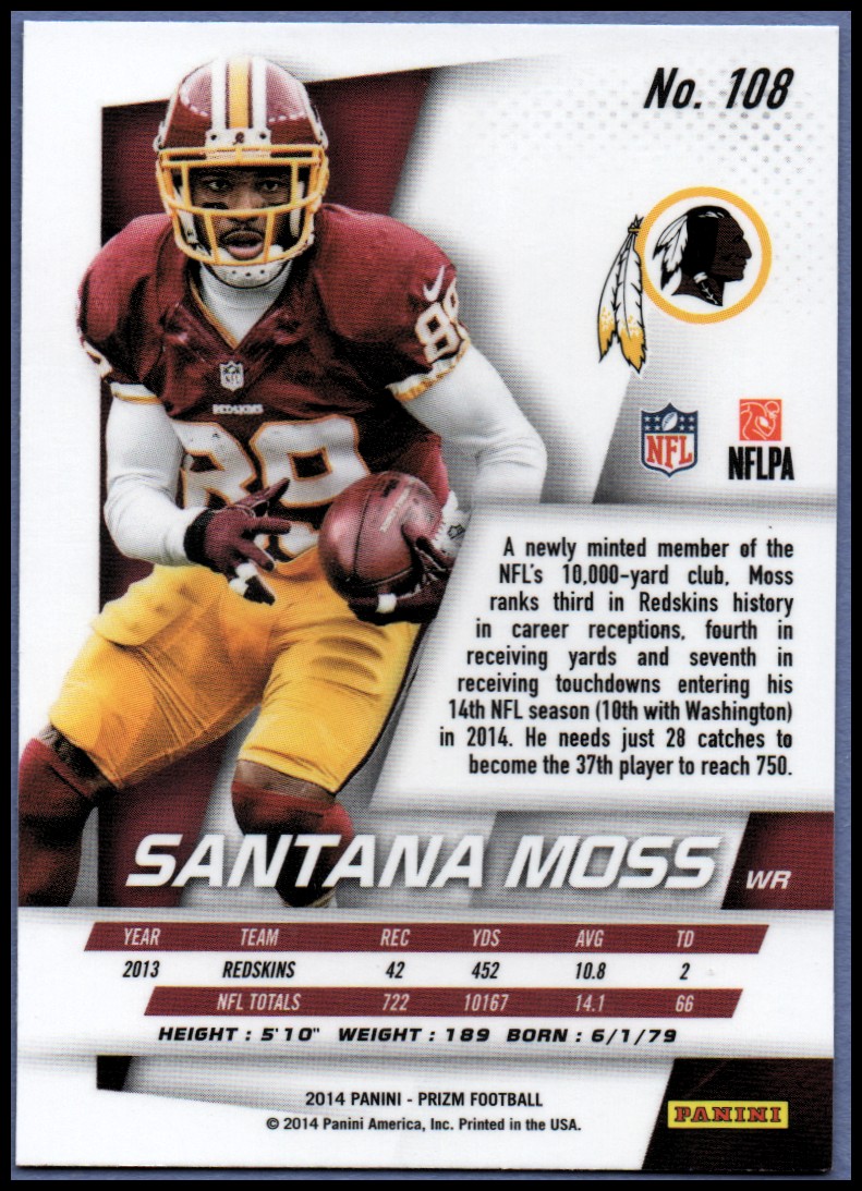 B1213- 2014 Panini Prizm FB Card #s 1-300 +Rookies -You Pick- 15+ FREE US SHIP - Picture 123 of 319