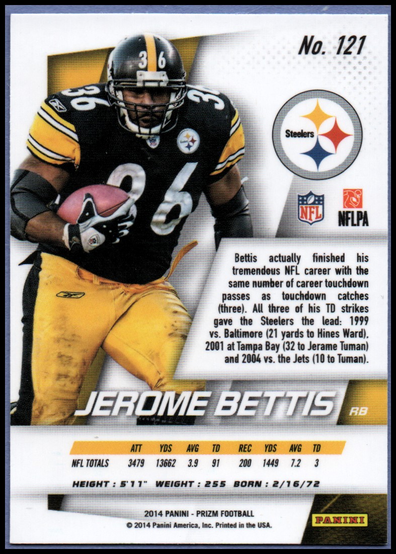 Jerome Bettis cards (1994-2023) Rams Steelers - You Choose