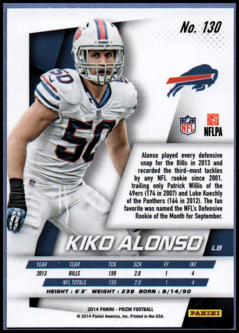 B1213- 2014 Panini Prizm FB Card #s 1-300 +Rookies -You Pick- 15+ FREE US SHIP - Picture 153 of 319