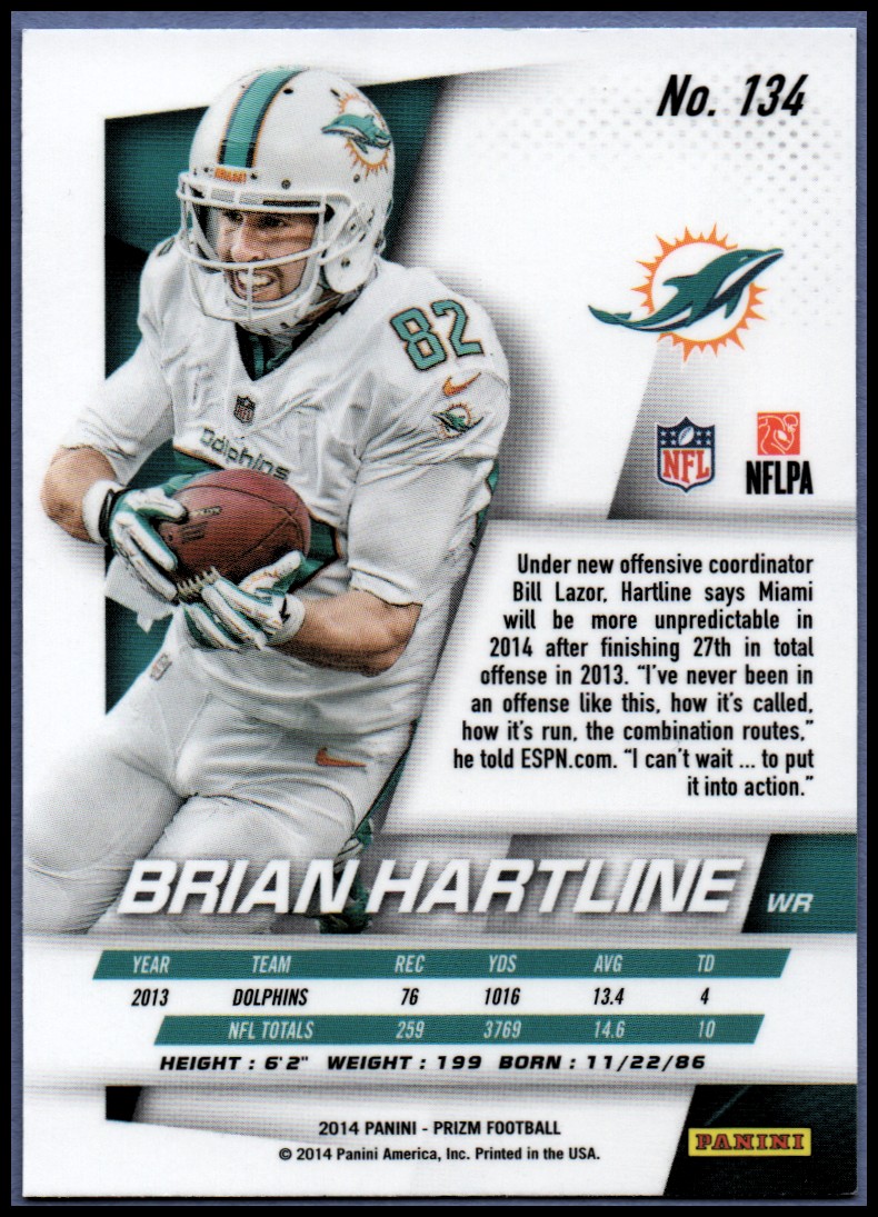 B1213- 2014 Panini Prizm FB Card #s 1-300 +Rookies -You Pick- 15+ FREE US SHIP - Picture 161 of 319